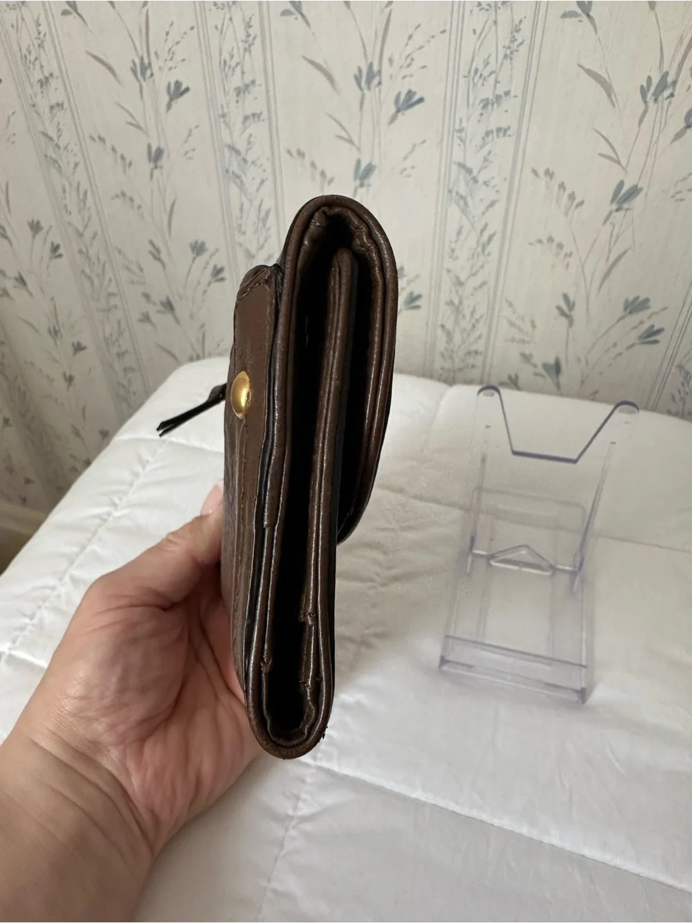 Juicy Couture Vintage Brown Leather Wallet